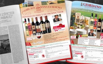 Giordano Vins – Annonce presse avec coupon